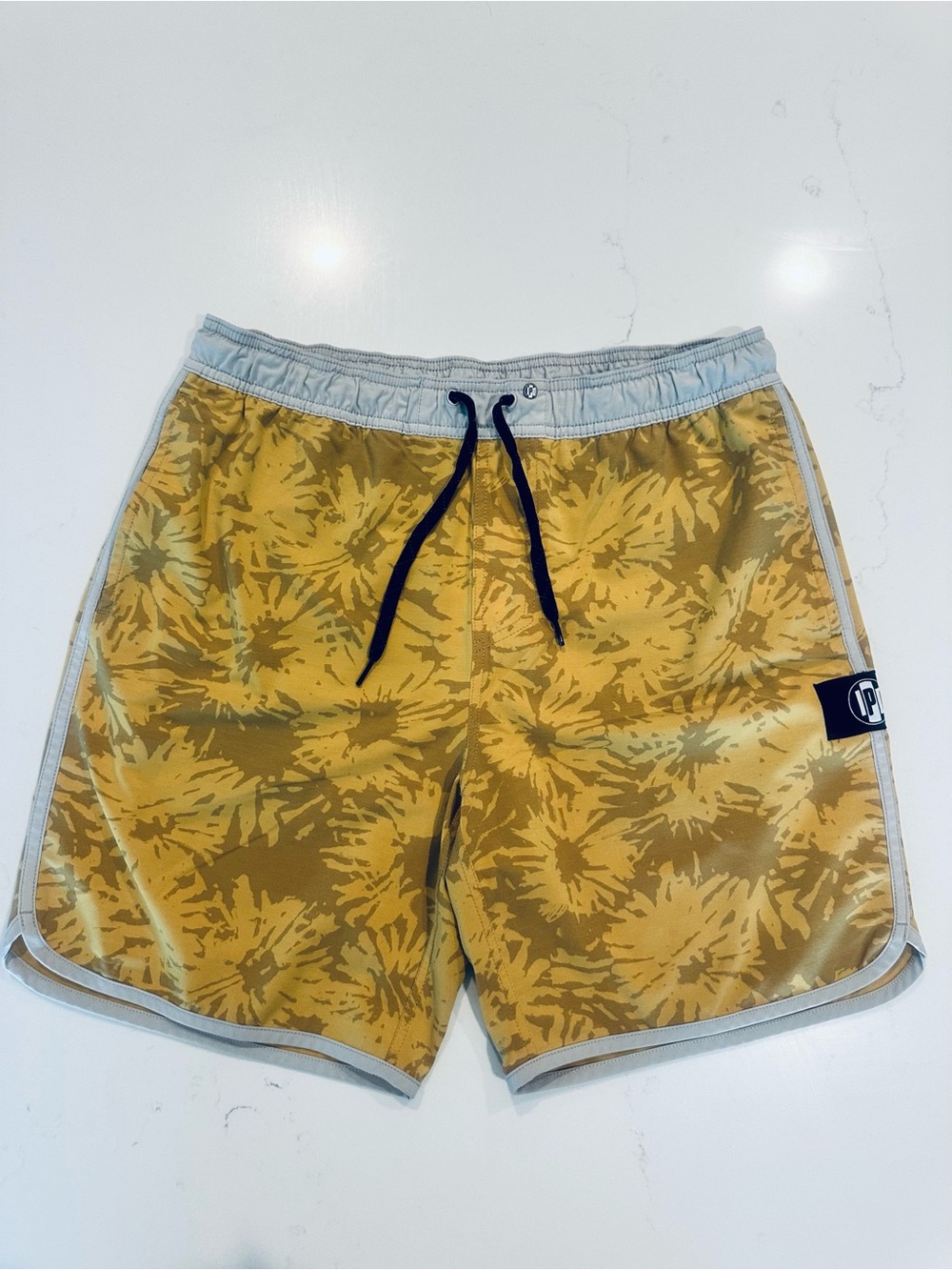 IPD Yellow Floral Board Shorts
